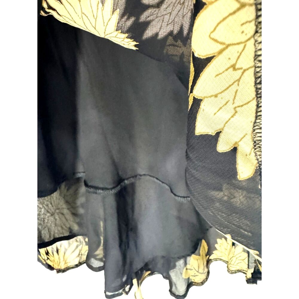 Principles asymmetric Y2K skirt high low dark floral moodie romantic women 14 View 3